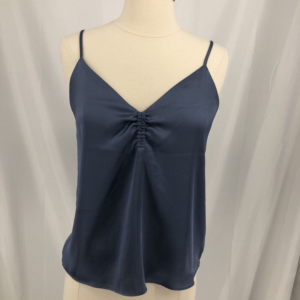 Express Women's Satin Camisole Blouse  Size XS Blue